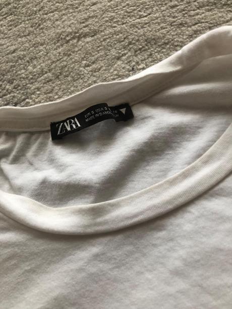 Biely top zn. zara, zara,xs