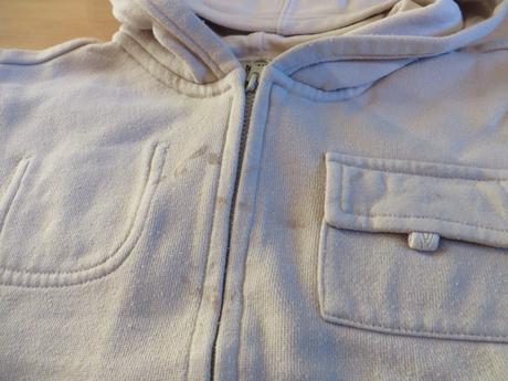 Krémová mikina s kapucňou - veľ. 86/92, 86