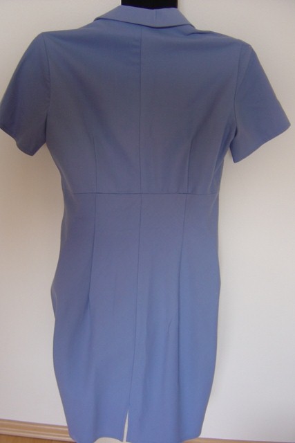 Business šaty s vyvýšeným pásom veľ. 38, 38