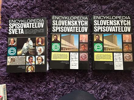 3x encyklopédia spisovateľov sveta a slovenska,