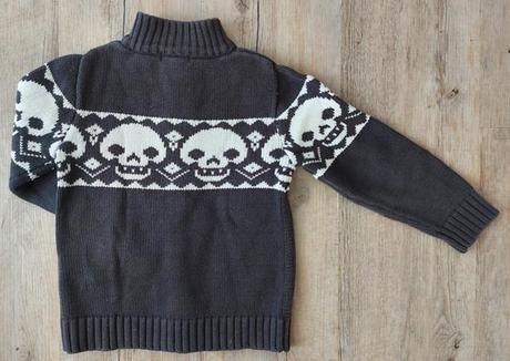 Sivý hrubší svetrík h&m, h&m,110