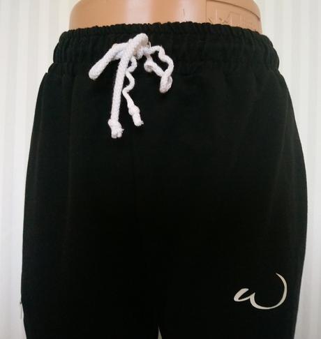 Dámske čierne tepláky, boohoo, s/m, m