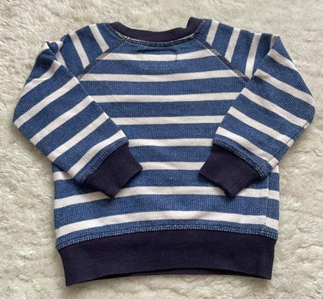 Bielomodra pasikava mikinka mini rebel, 86