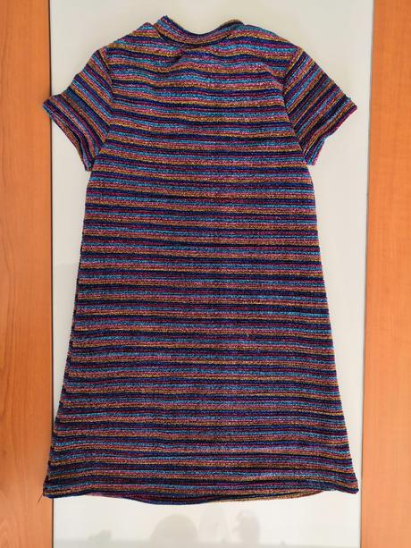 Šaty trblietavé - pásikavé v.122, 122