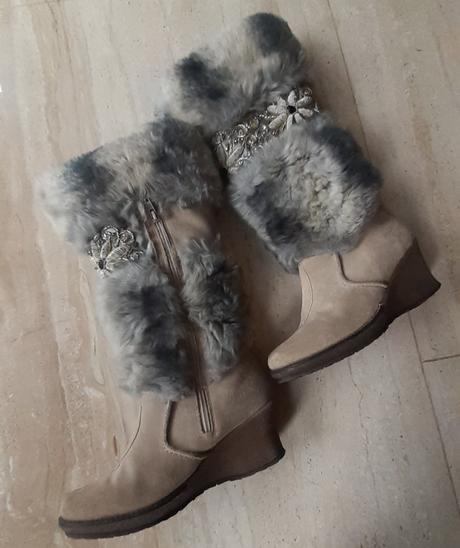 Kožušinové čižmy 37, tamaris,37