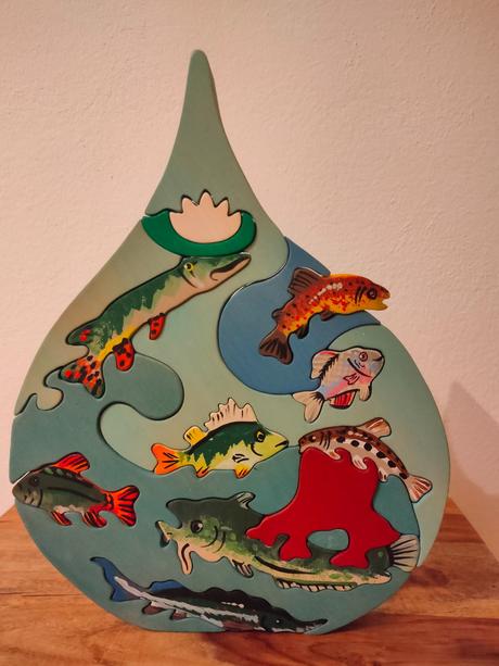 Puzzle 3d kvapka fauna dunaj, 