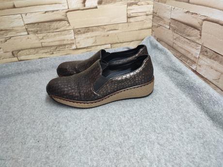 Rieker 38 - dámske našuchovacie topánky, rieker,38