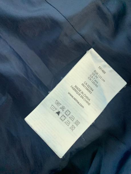 Reima predĺžená zimná bunda 122/128, reima,122