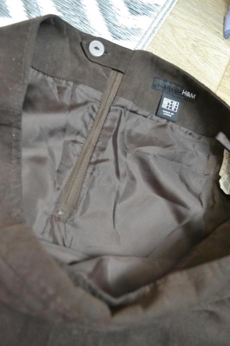 Ham semišova makkučka sukňa s/m, h&m,m