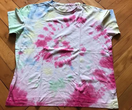 Tričká krátky rukáv - batikované - xl, sinsay,xl