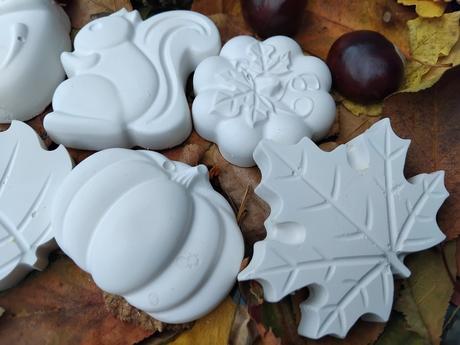 Jeseň sadrove odliatky,