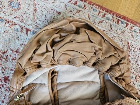 Elodie details koženkový hnedý zimný fusak zadarmo, elodie details