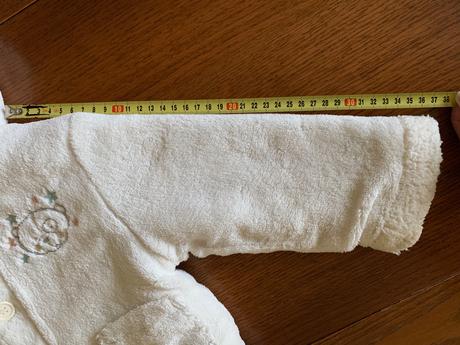 Zateplený kožušinkový kratší kabátik / bundička, 86