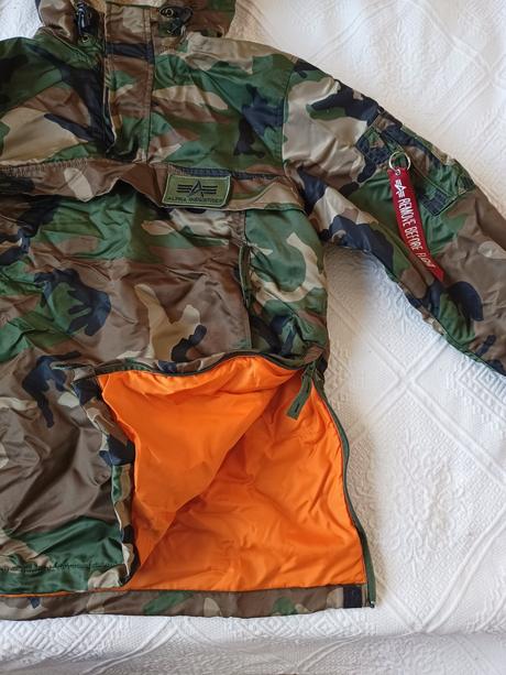 Alpha industries hpo anorak camo s, s