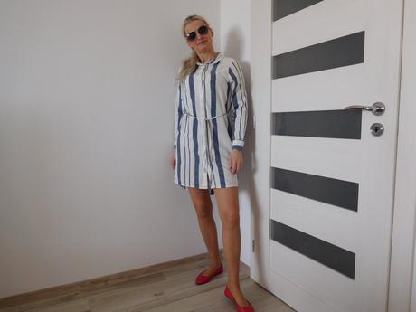 Košeľové šaty letné bavlnené-34,, 34