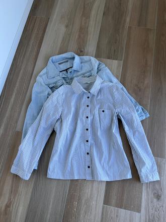 Pásiková košeľa, h&m,l