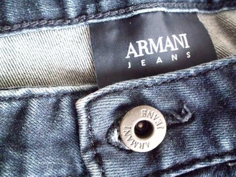 Slim tmavomodré s elastanom 34/34, armani,m
