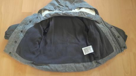 Zimná bunda, h&m,74