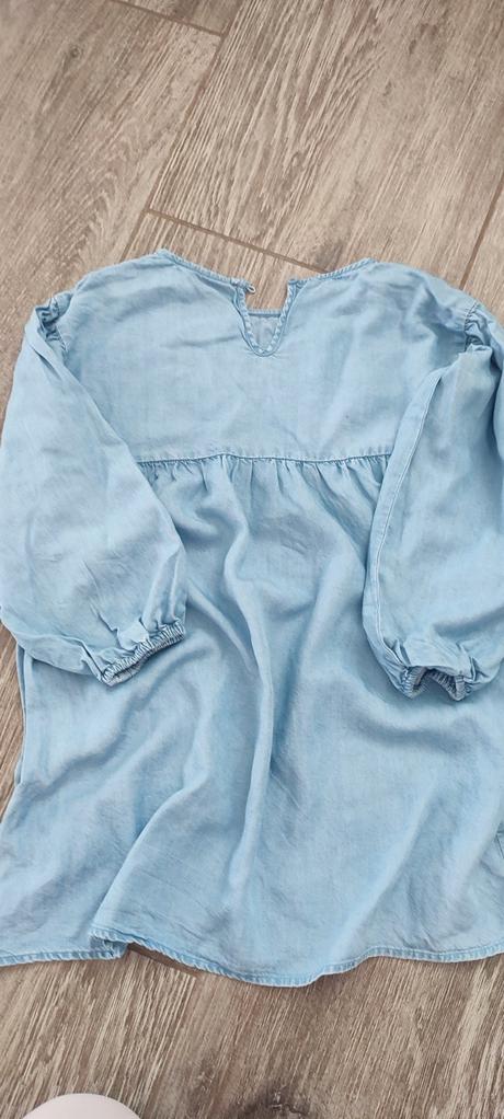 Riflové saty, h&m,128