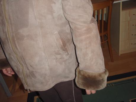 Krátky 2xoblečený kožuch, 46