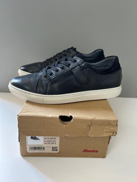 Kožené topánky, baťa,38