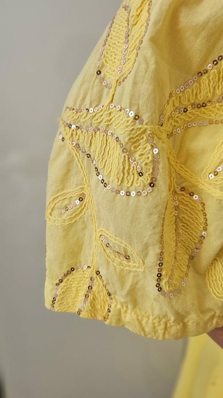 Košeľové šaty - tunika s flitrami, xl