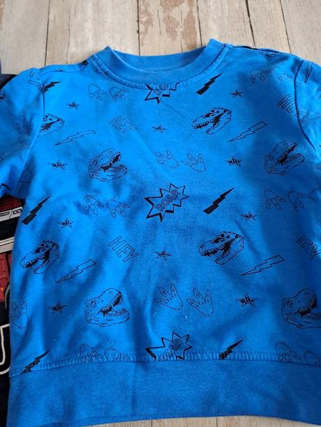 Tnka mikina tricko s golierom, 98