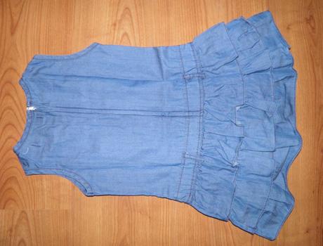 Šaty z tenkej riflovinky s hello kitty, 86