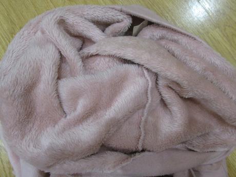 Ružová mikina s vytláčanými srdiečkami v. 158/164, 158