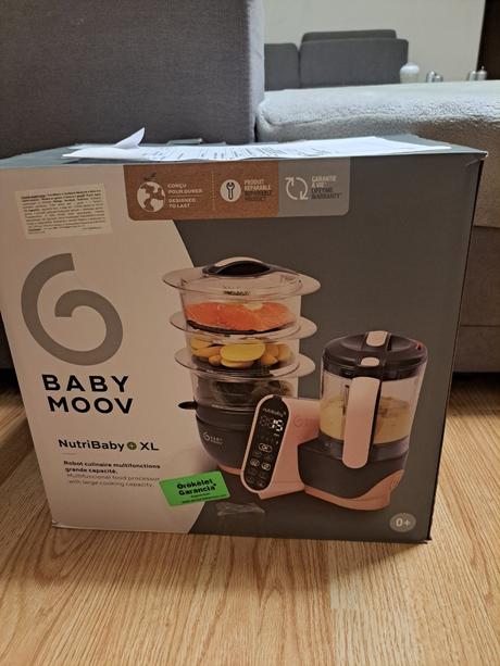 Parný hrniec a mixér  babymoov nutribaby + xl, babymoov