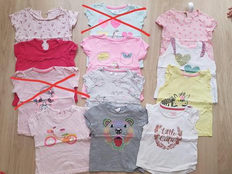 Vel.80 balik letnych triciek, 68–80