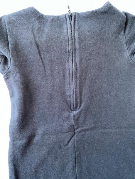 Čierne šaty so srdiečkami 110, dopodopo,110