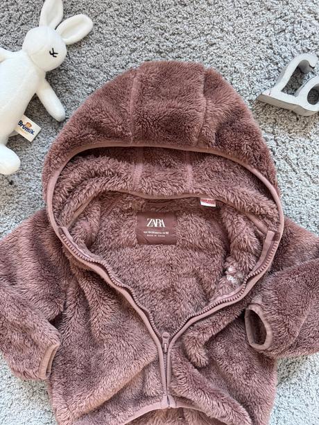 Huňatá mikina/kabátik zara 92, zara,92