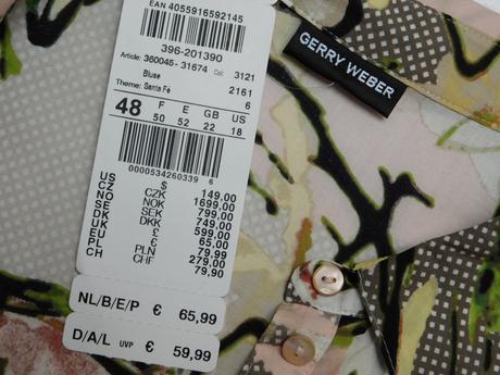 Kvalitna košelova bluzka, 48