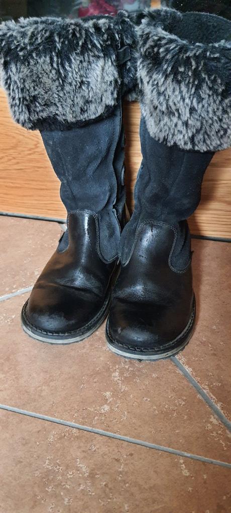 Čižmy kožené, baťa,36