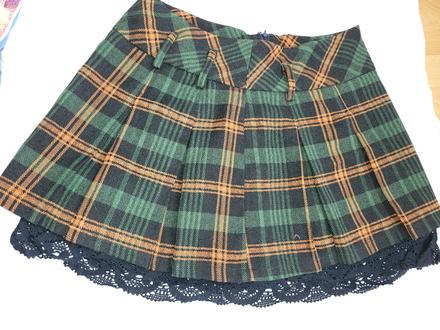 Sukňa s čipkou, kenvelo,l