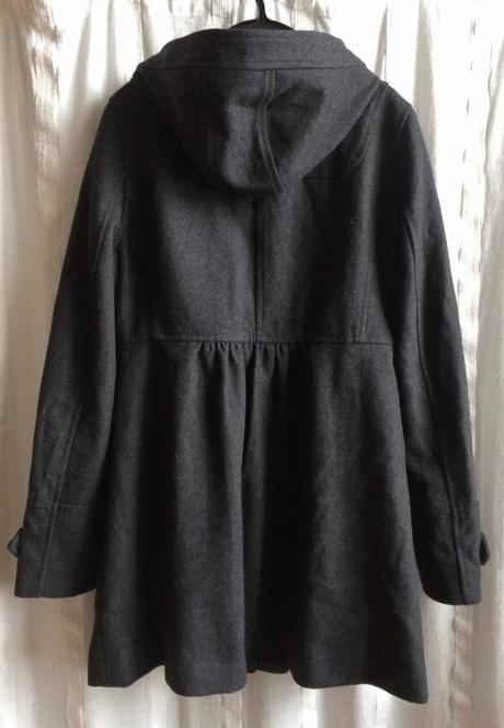 H&m divided sivý kabát vel.38/m, h&m,m