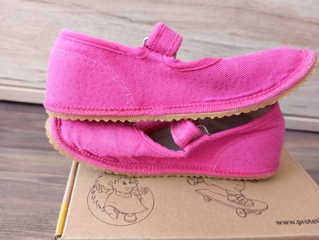 Barefoot papuče beda ružové trblietky 27, beda,27