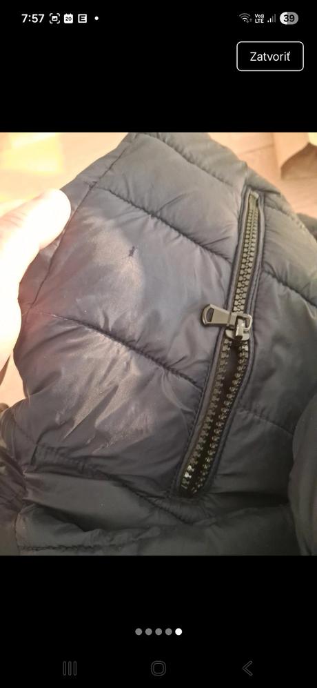 Presivana jarná bunda predlzena, zara,128