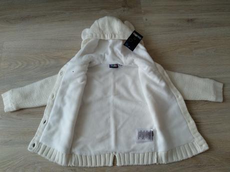 Zateplený sveter nový s visačkou, lupilu,74