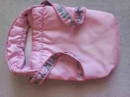 Taška nosič alebo vložka do kočiarika pre babiku., 