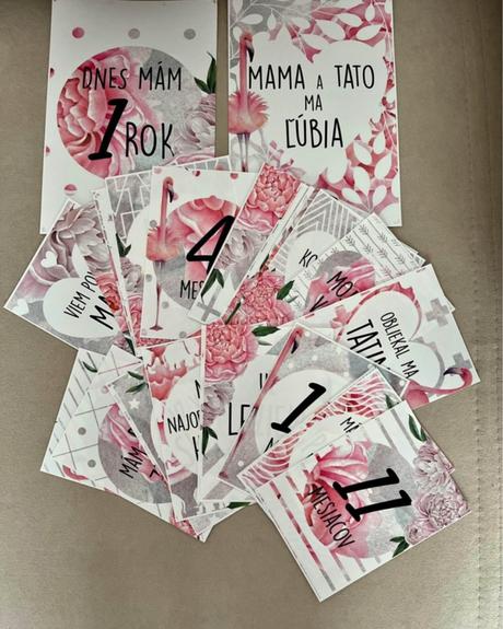 Miľníkové kartičky inspio, 