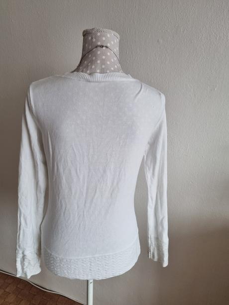 Biely sveter pietro filipi veľ. m, pietro filipi,m