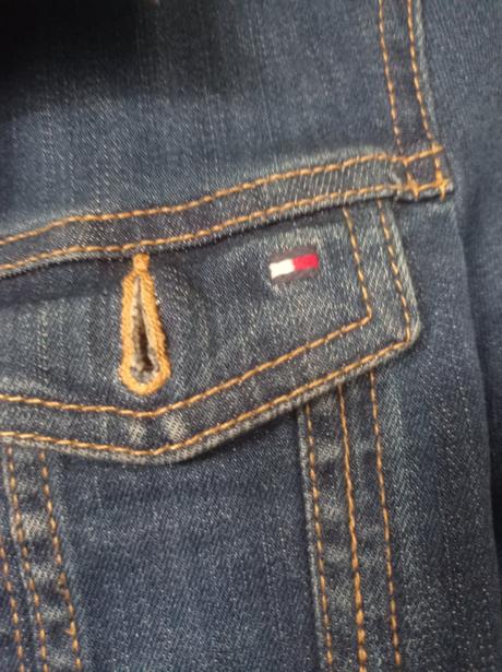 Detská riflova bunda tommy hilfiger, tommy hilfiger,164