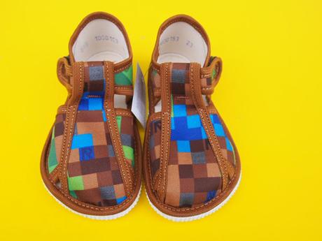 Detské papučky rak pixel hnedý, rak,19 - 30