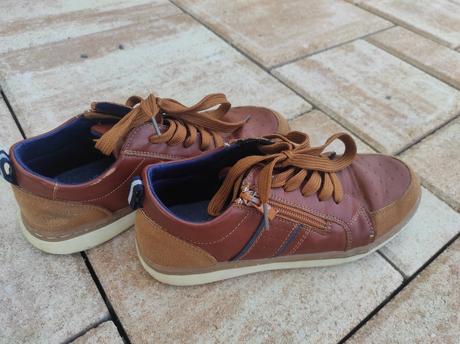 Hnedé chlapčenské topánky, baťa,34