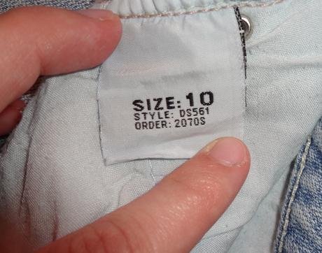 Rifľová sukňa v. 36, denim,36