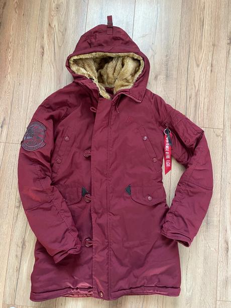Predlzena parka bunda alpha industries, s