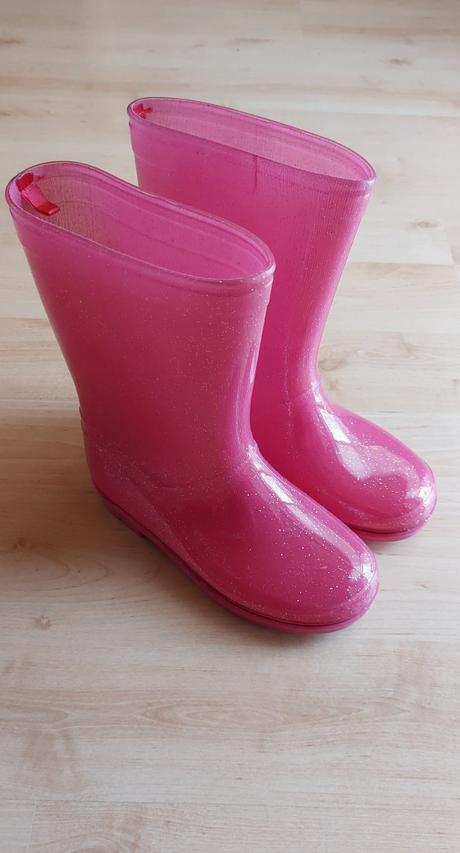 Dievčenské gumáky s trblietkami 30/31, primark,30