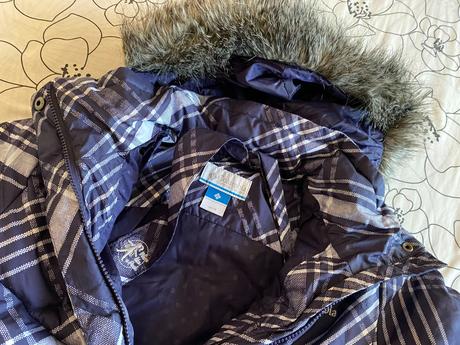 Páperová - perová bunda s kapucou columbia v. s, columbia,s